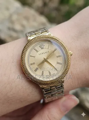 Versace Gold-Tone Luxury Ladies' Watch From Versace.