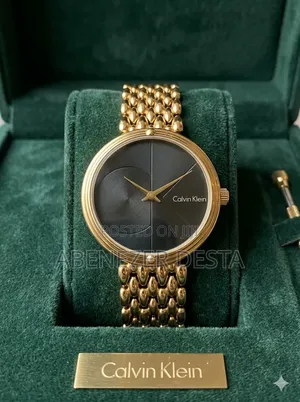 Calvin Klein Women's Watch Featuring a Gold-Toned Stainless Steel