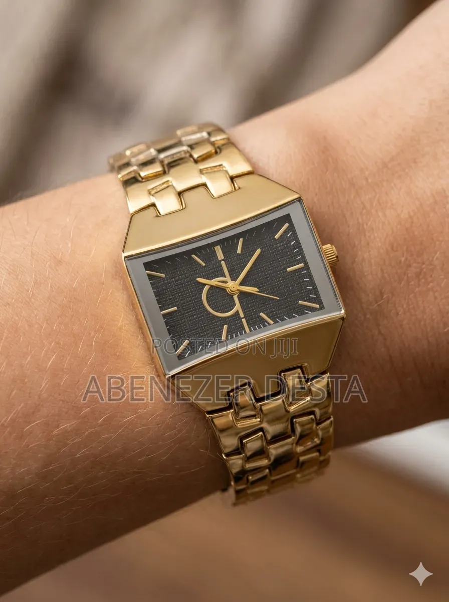 Calvin Klein Gold-Tone Stainless Steel Watch.