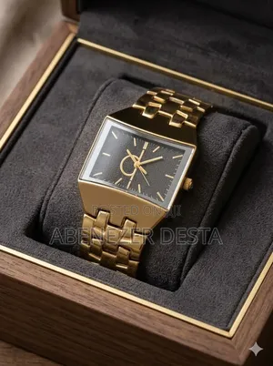 Calvin Klein Gold-Tone Stainless Steel Watch.