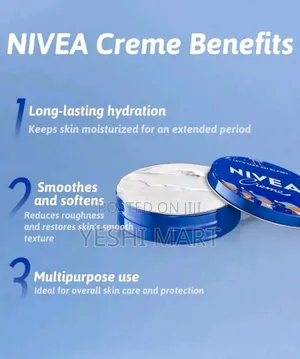 Nivea Classic Moisturizing Cream, Deep Hydrating Smoothing Facial Mo