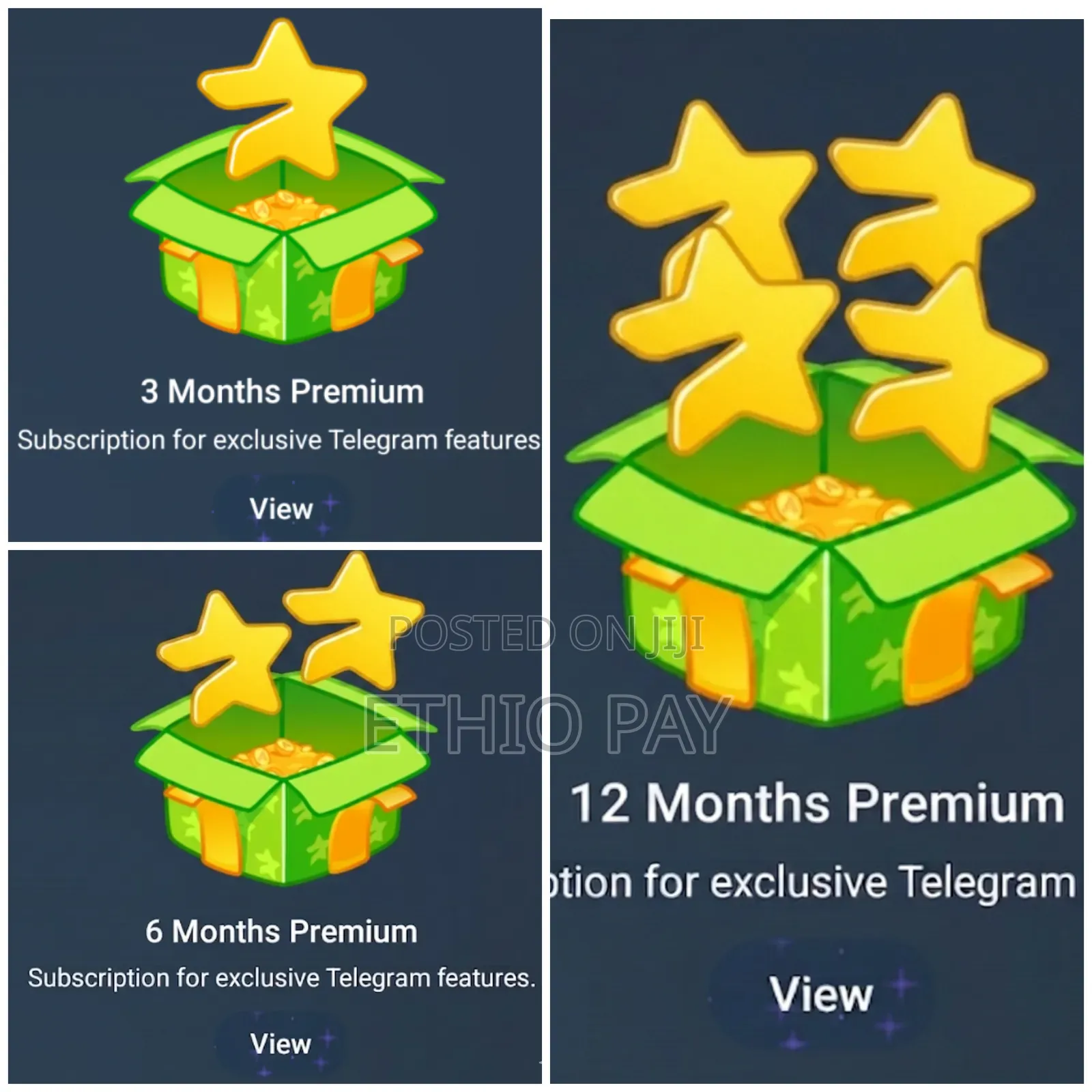 Telegram Premium 3,6 or 12 Months