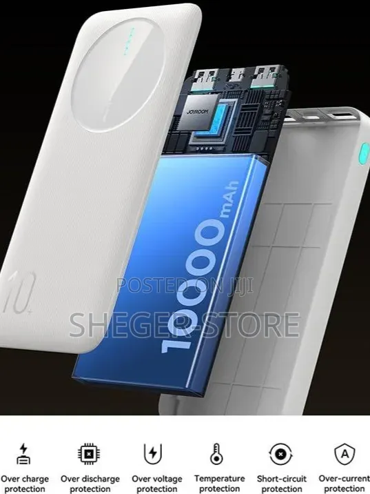 Powerfull and Durable Joyroom Portable Power Bank 10000mah Series