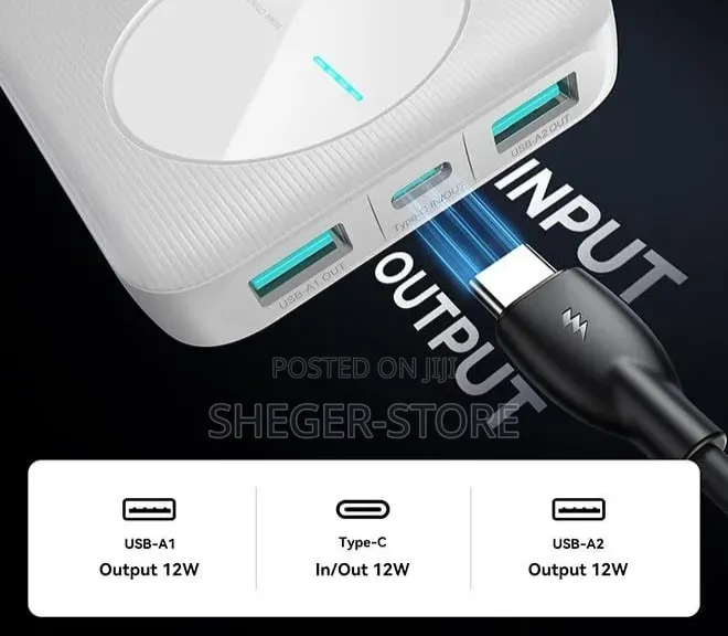 Powerfull and Durable Joyroom Portable Power Bank 10000mah Series