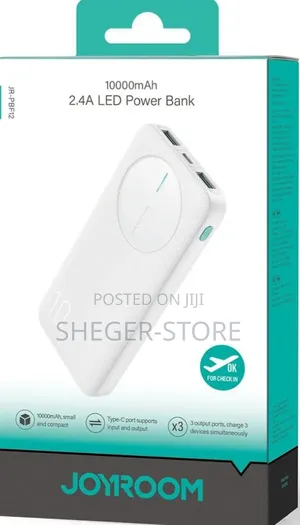 Powerfull and Durable Joyroom Portable Power Bank 10000mah Series