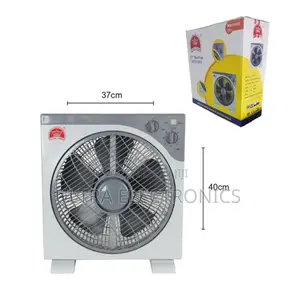 12 Inch Tabletop Box Fan, Likely a Click Box Fan (Model Cbf30z) Or