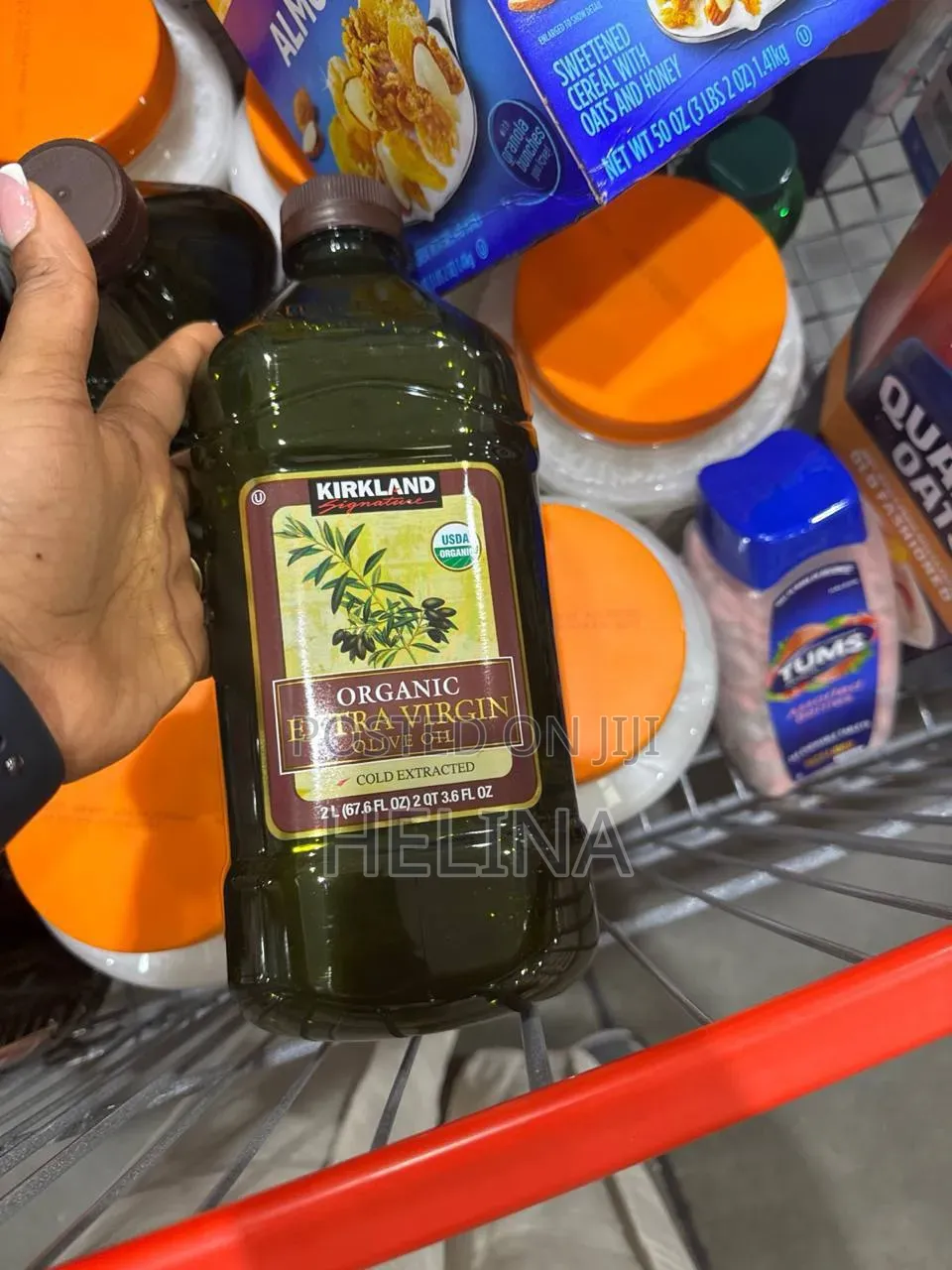 Organic Extra Virgin Kirkland Olive Oil Cold Extracted 2l Original
