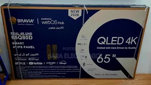 ☆Bravia 65" Qled Tv ☆New 2026☆ Qled Free Delivery 5 Years Warranty
