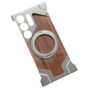 Premium Walnut Wood Armor Case – S24 Ultra