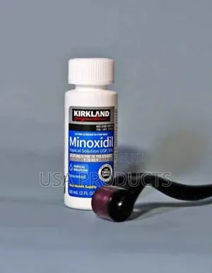 Minoxidil 5% Origional With Dropper and Derma Roller System From.Usa