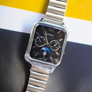 Original Casio Moon Phase Steel Watch Mens - Addis Ababa