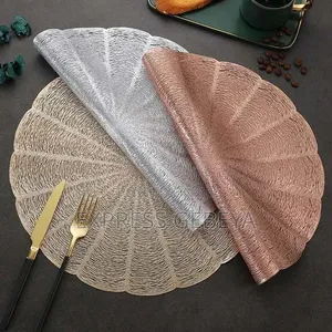 Dining Table Round PVC Mat የገበታ ጣል ጣል/የገበታ ምንጣፍ Table Mat