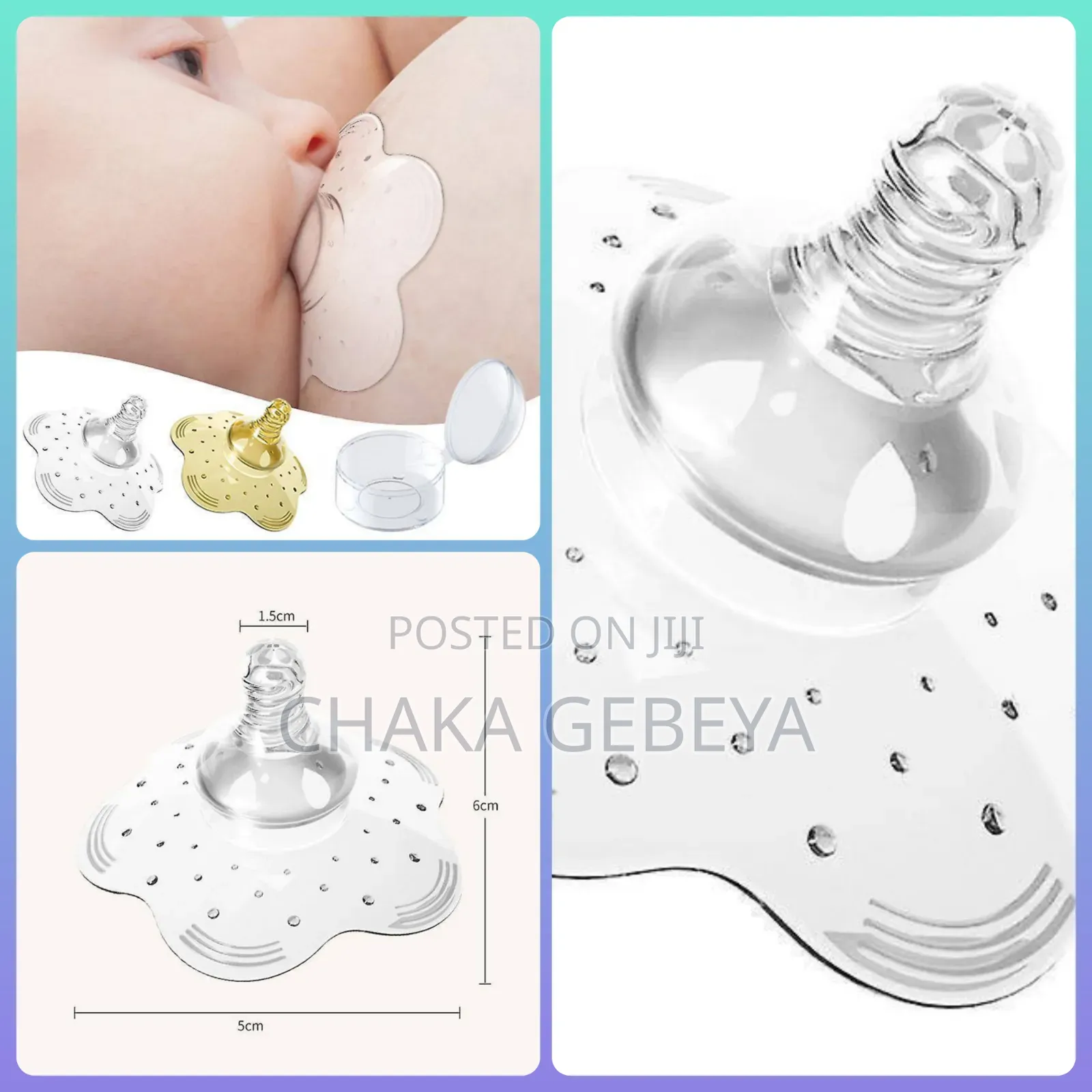 Breastfeeding Transition Nipple – Fits Standard Bottles – Addis