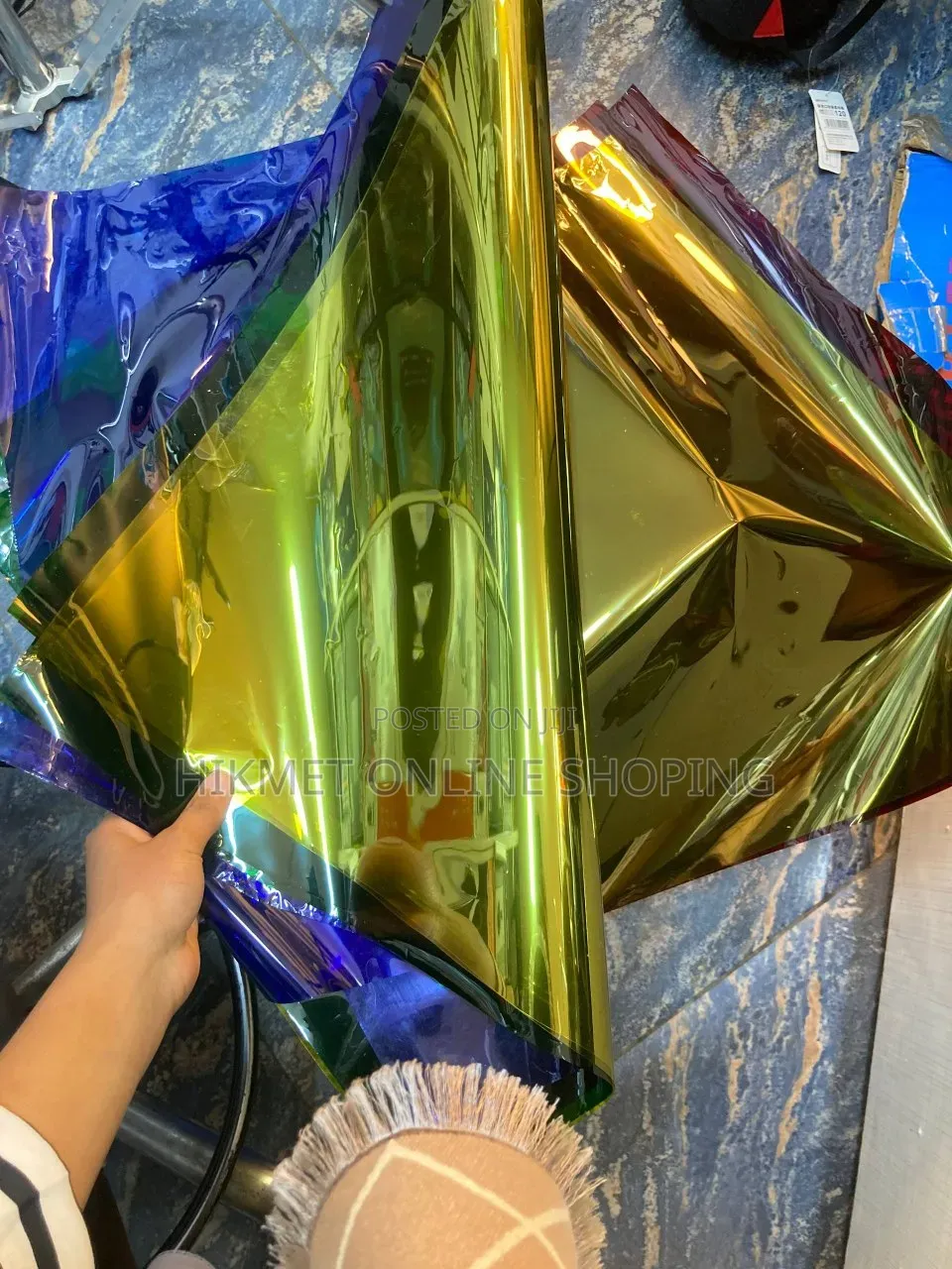 Holographic Chrome Vinyl Film,