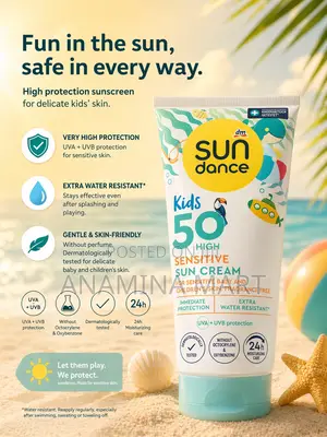 Sundance Sunscreen for Kids Sensitive SPF 50, 100 Ml