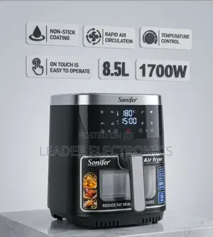 Sonifer Air Fryer 8.5 Liter (Digital – Large Capacity