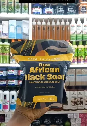 Raw African Black Soap