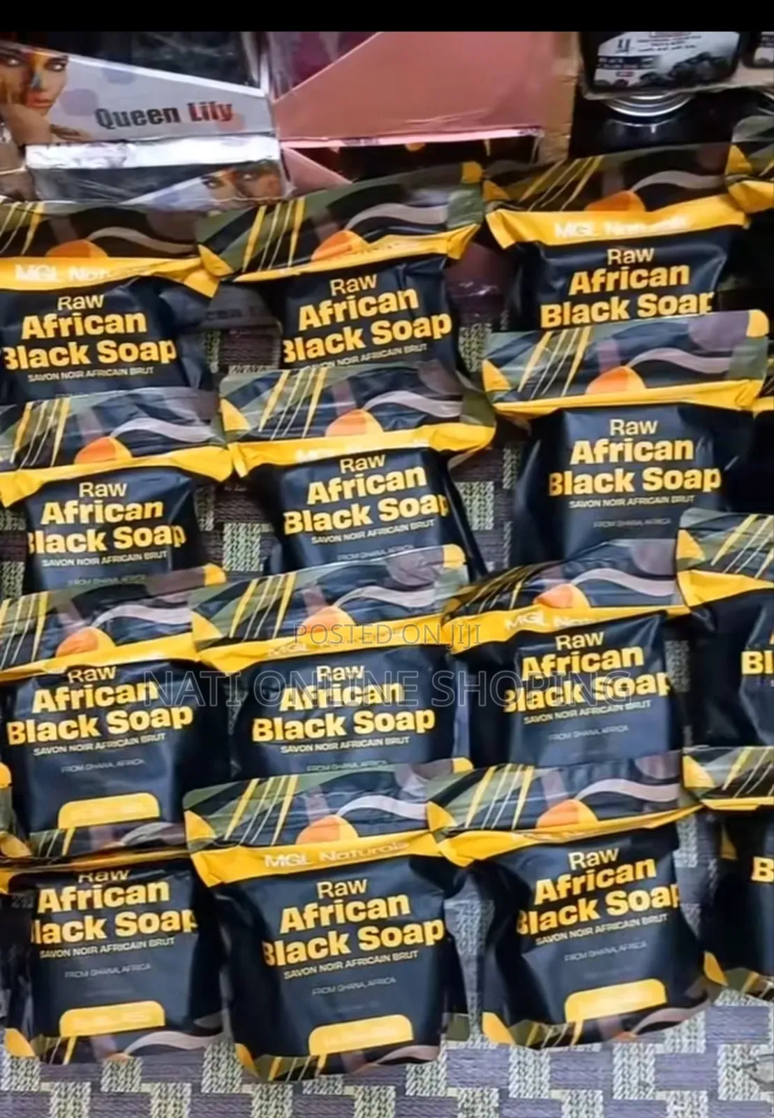 Raw African Black Soap