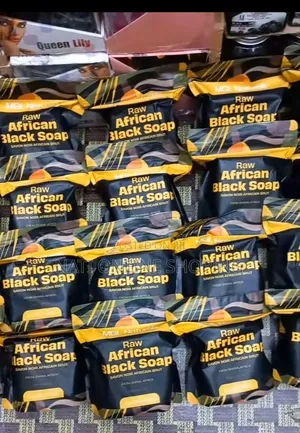 Raw African Black Soap