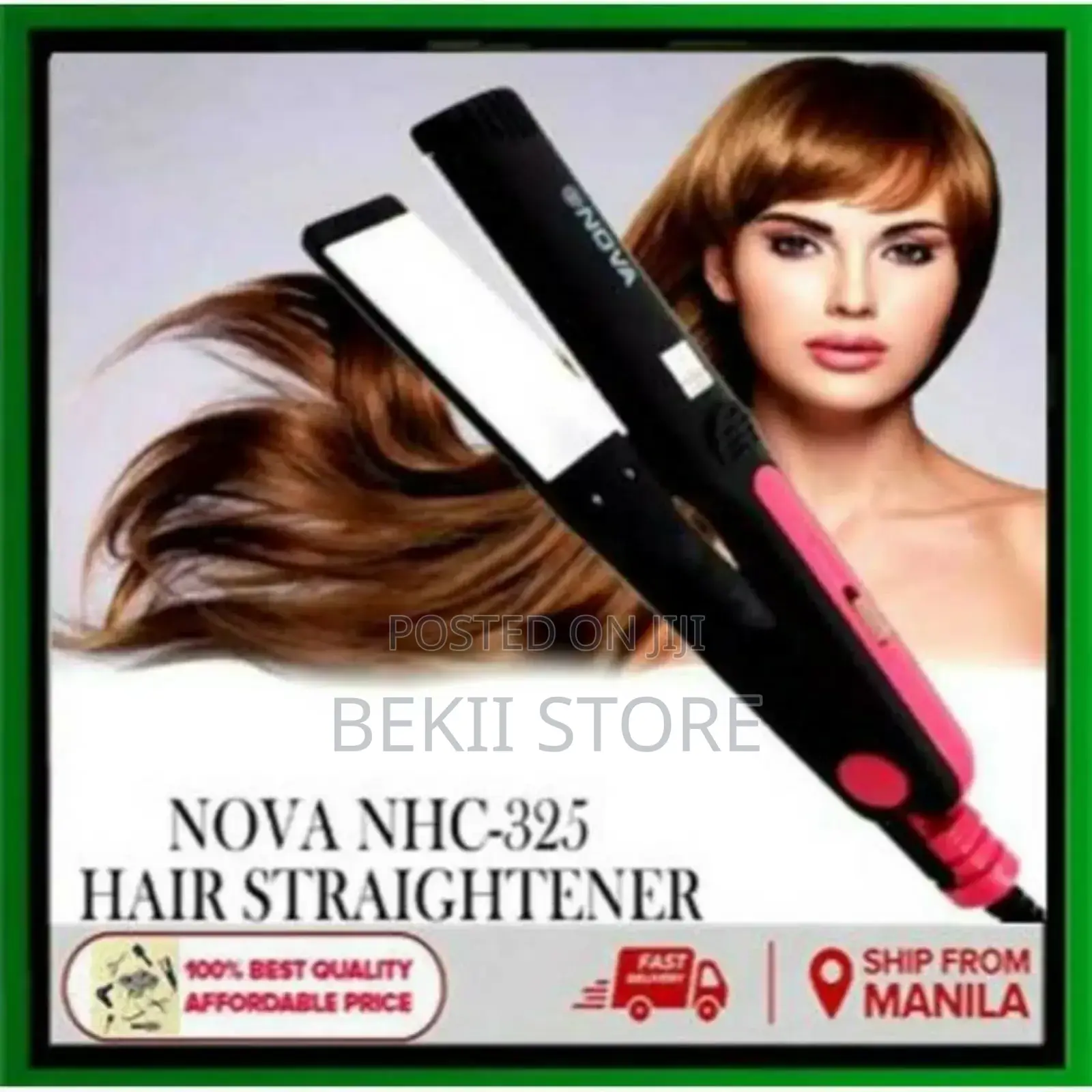 የፀጉር ማስተካከያ Nova Professional Hair Straightener