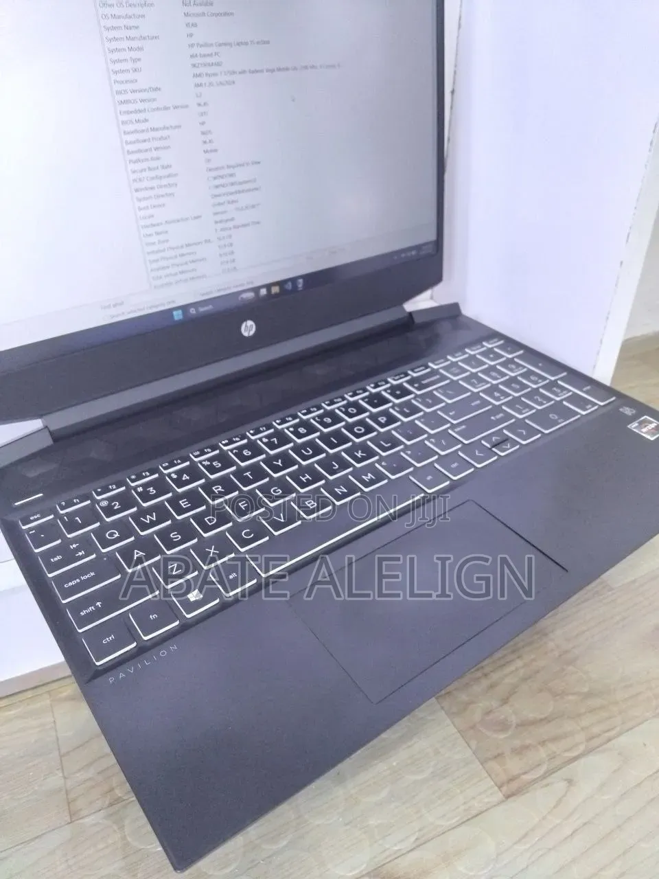 New Laptop HP Pavilion Power 15 16GB AMD Ryzen 7 SSD 512GB