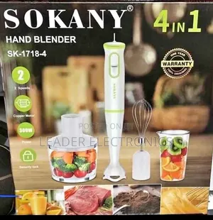 Sokany Hand Blender 4-in-1 (Multi-Function Stick Blender)
