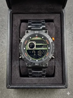Nf9241t Is a Digital Sports Watch Designed With a Military Style