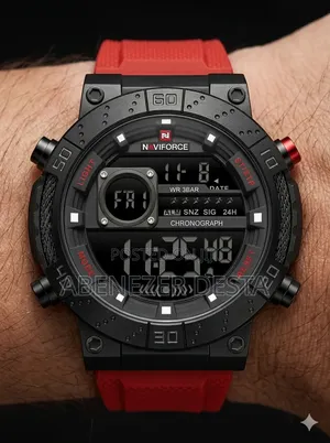 Naviforce Nf9241t Digital Sports Watch, Featuring a Durable Zinc