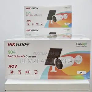 4g Hikvision 4mp Solar Outdoor Aov Camera Supports Sim Card