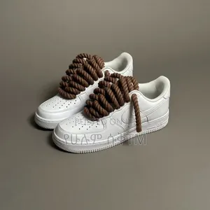 Nike Air Force 1 Low '07 'Triple White' Chunky Lace Men's Shoes