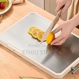 Stainless Steel Double Side Cutting Board