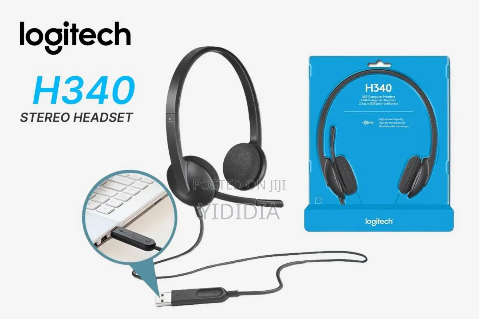‎Logitech H340 Usb Computer Headset