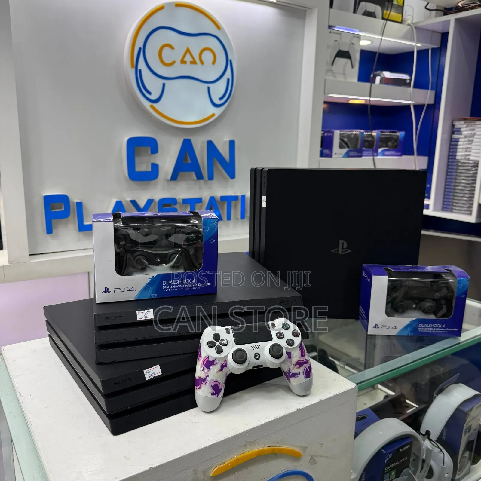 Playstation 4pro With 2controller ( ብዛት Ps4prooo) እኛ ጋር ያገኛሉ