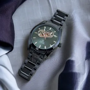 Omega Speedmaster Open Heart Luxury Men's Watch - Green Dial