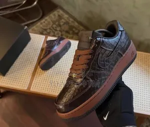 Nike Air Force 1 Low '07 Croc Skin 'Premium Brown' Men's Shoes