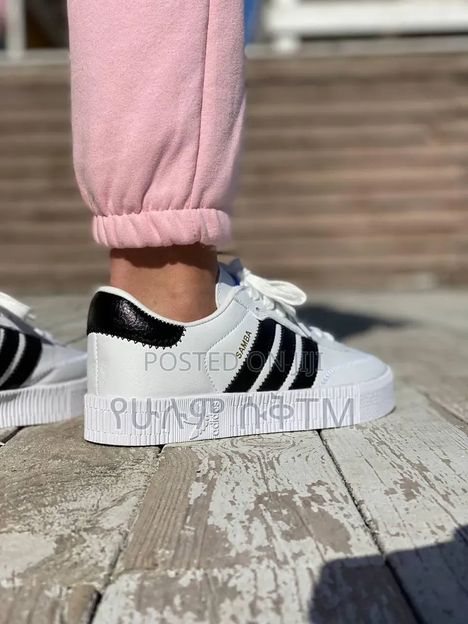 Adidas Sambarose 'White Black' WMNS Shoes