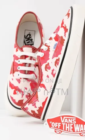 Vans Off the Wall 'Red White" Men's Shoes