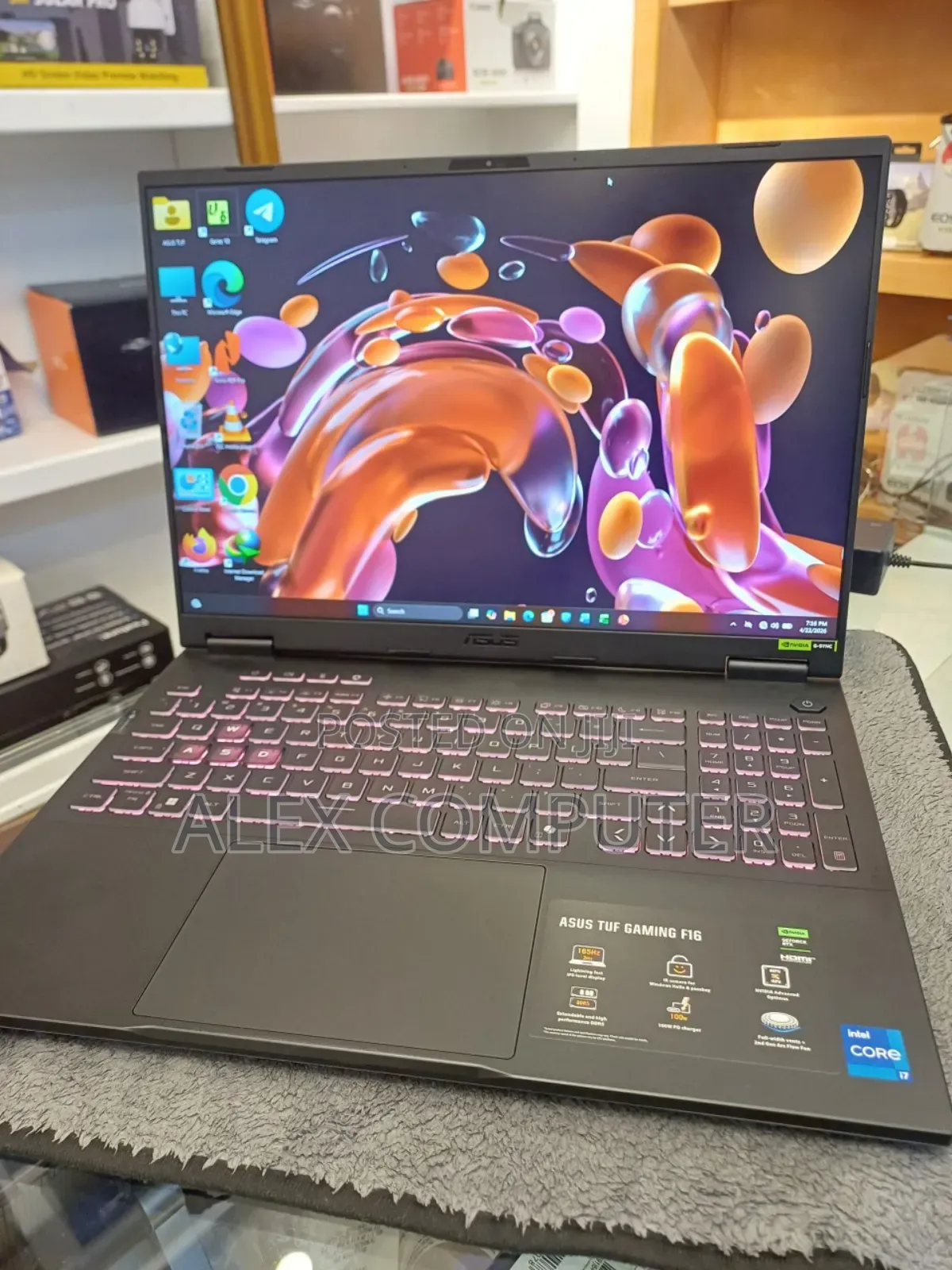 New Laptop Asus TUF Gaming A16 32GB Intel Core i7 SSD 1T