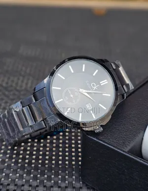 Calvin Klein Black Mens Watch - Sleek Design