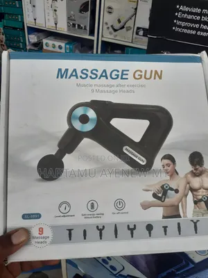 Blueidea Deep Tissue Massage Gun 8 In 1 ማሳጅ
