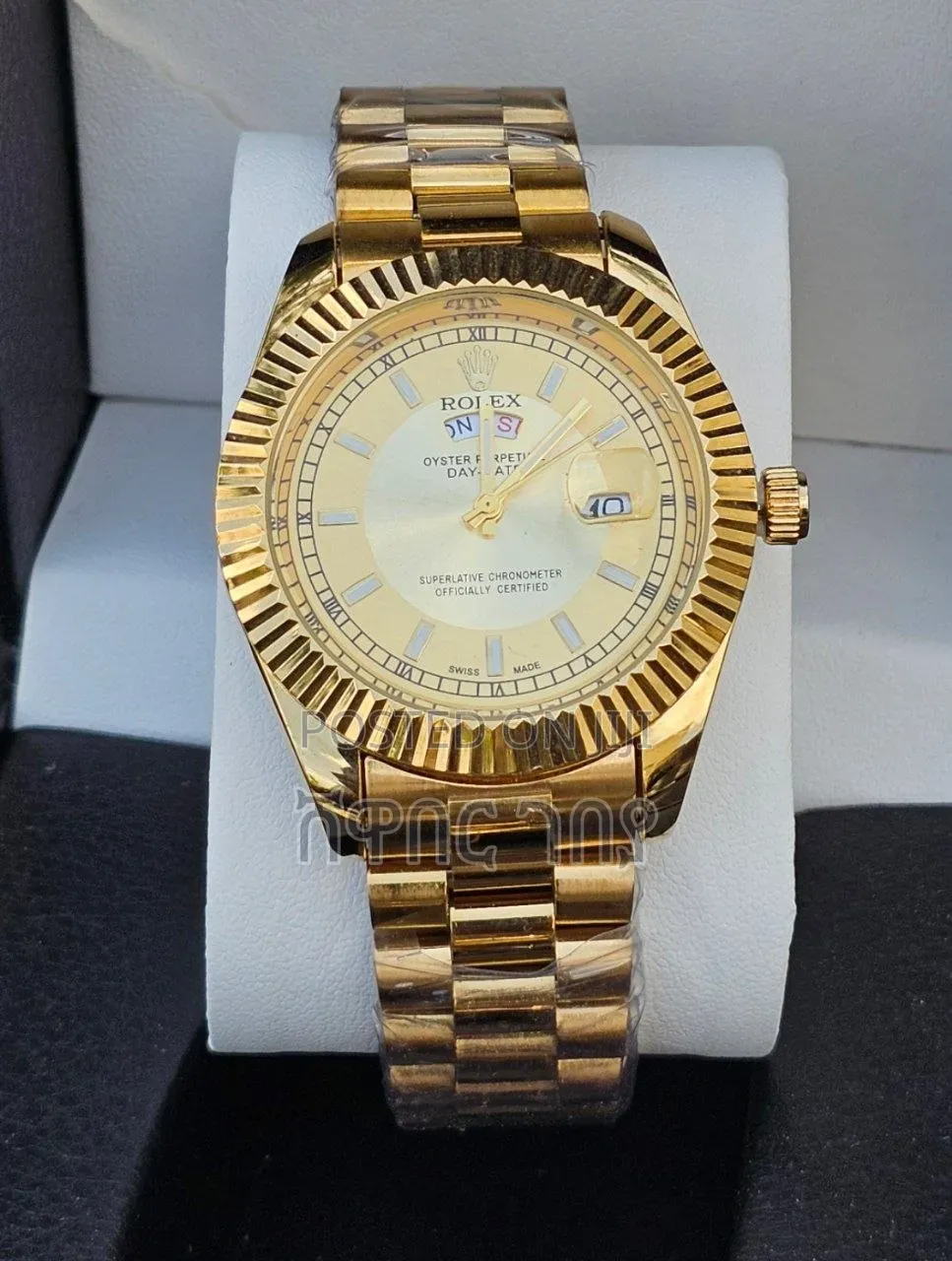 Classic Rolex Day-Date Gold Watch - Timeless President Style