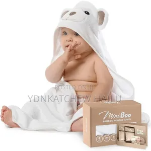 Baby Hooded Towel (Miniboo Bamboo Soft Towel)