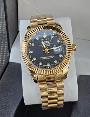 Luxury Rolex Day-Date Midnight Gold - Black Diamond Edition