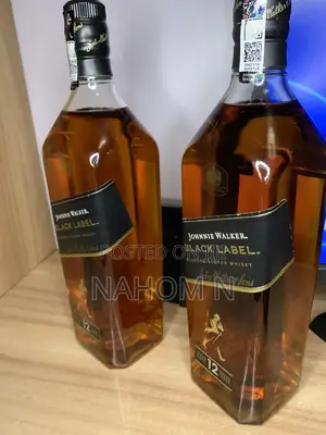 Johnnie Walker Black Label Blended Scotch Whisky.