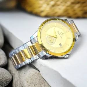Calvin Klein Two-Tone Luxury Watch – Gold Silver Finish