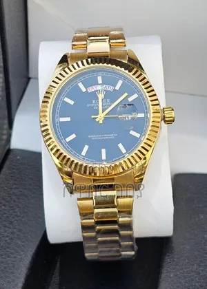 Premium Rolex Day-Date Gold Watch - Dark Dial Addis Ababa