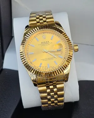 Classic Rolex Datejust All Gold Men's Watch - Addis