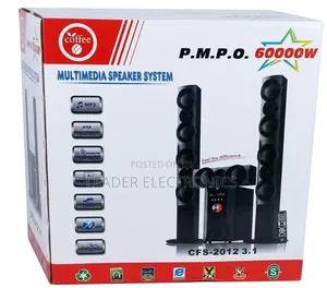 Coffee 3.1ch Multimedia Speaker System – Home Theater With Deep Bass