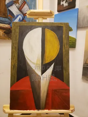 Abstract Wall Painting on Canvas