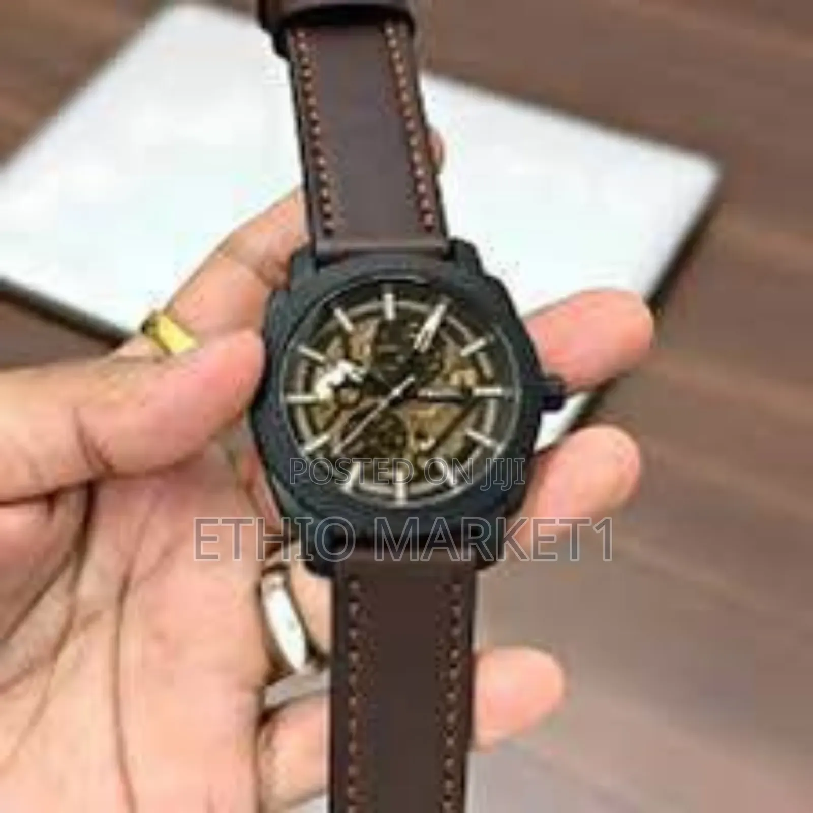 Fossil Men's Automatic Leather Belt Watch